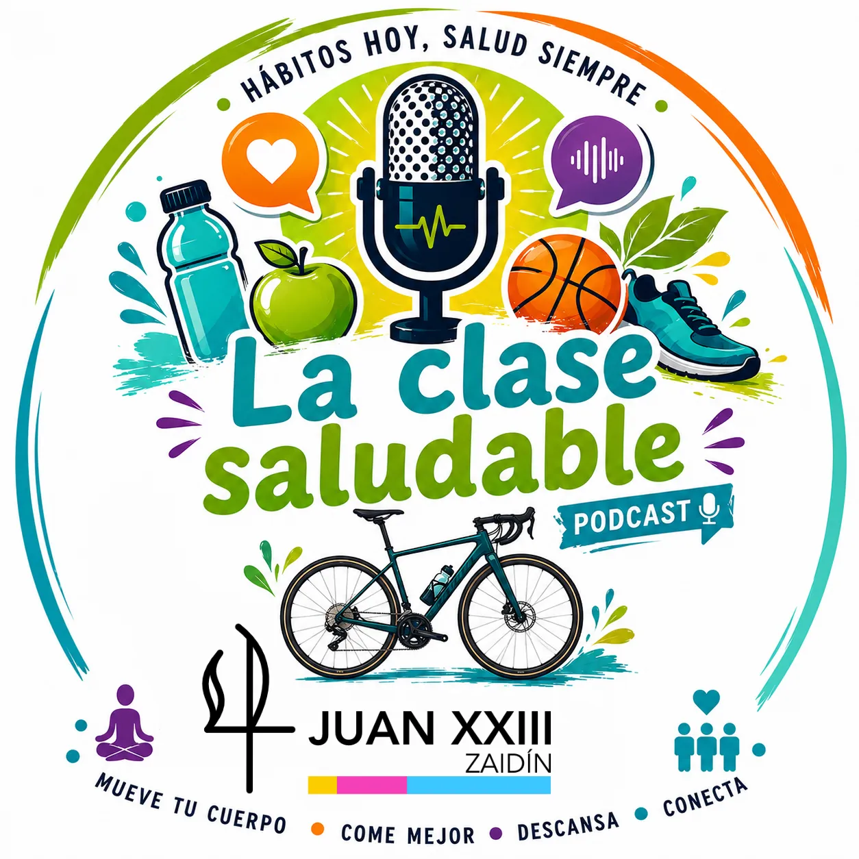 logo podcast 2 clase saludable juan xxiii zaidin